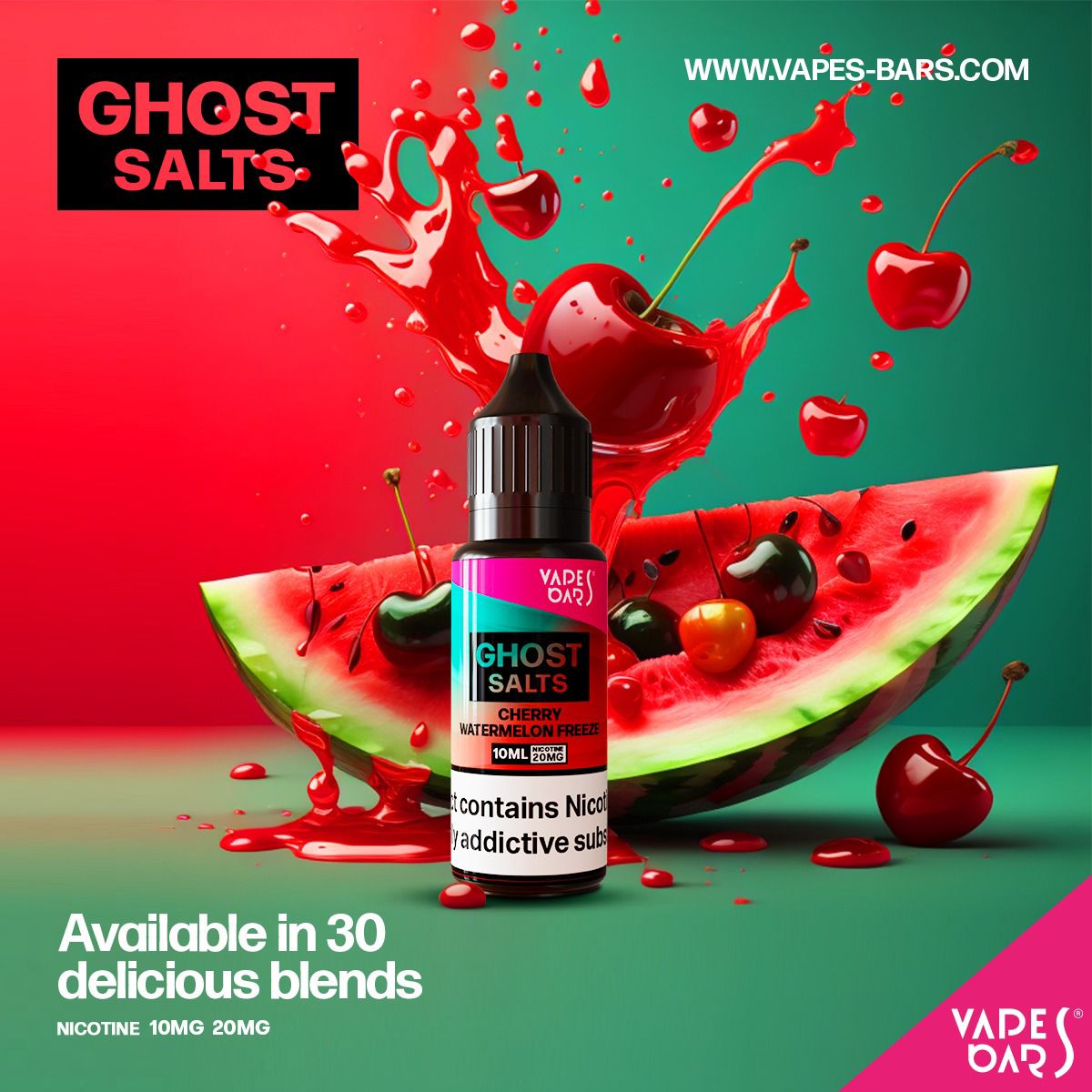 GHOST 3500 Nic Salts 10ml - Clouds Vapes