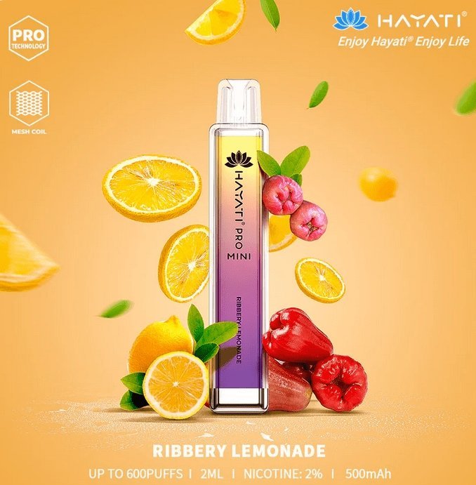 Hayati Mini Pro 600 Puffs Disposable Vape Pod - Clouds Vapes