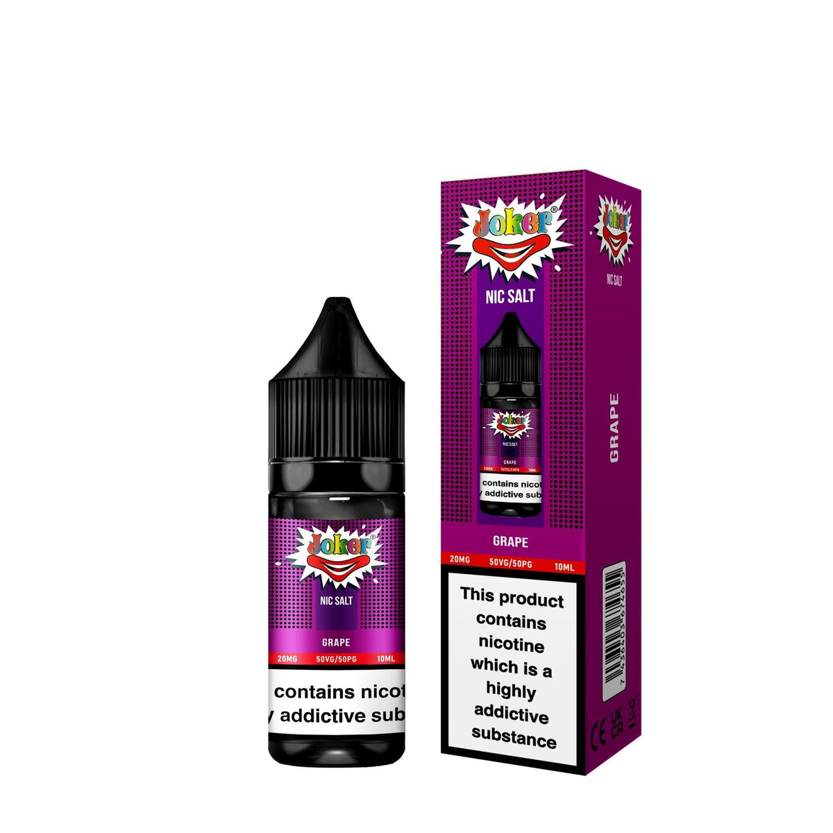 Joker Nic Salt 10ml E-liquids - Box of 10 - Clouds Vapes