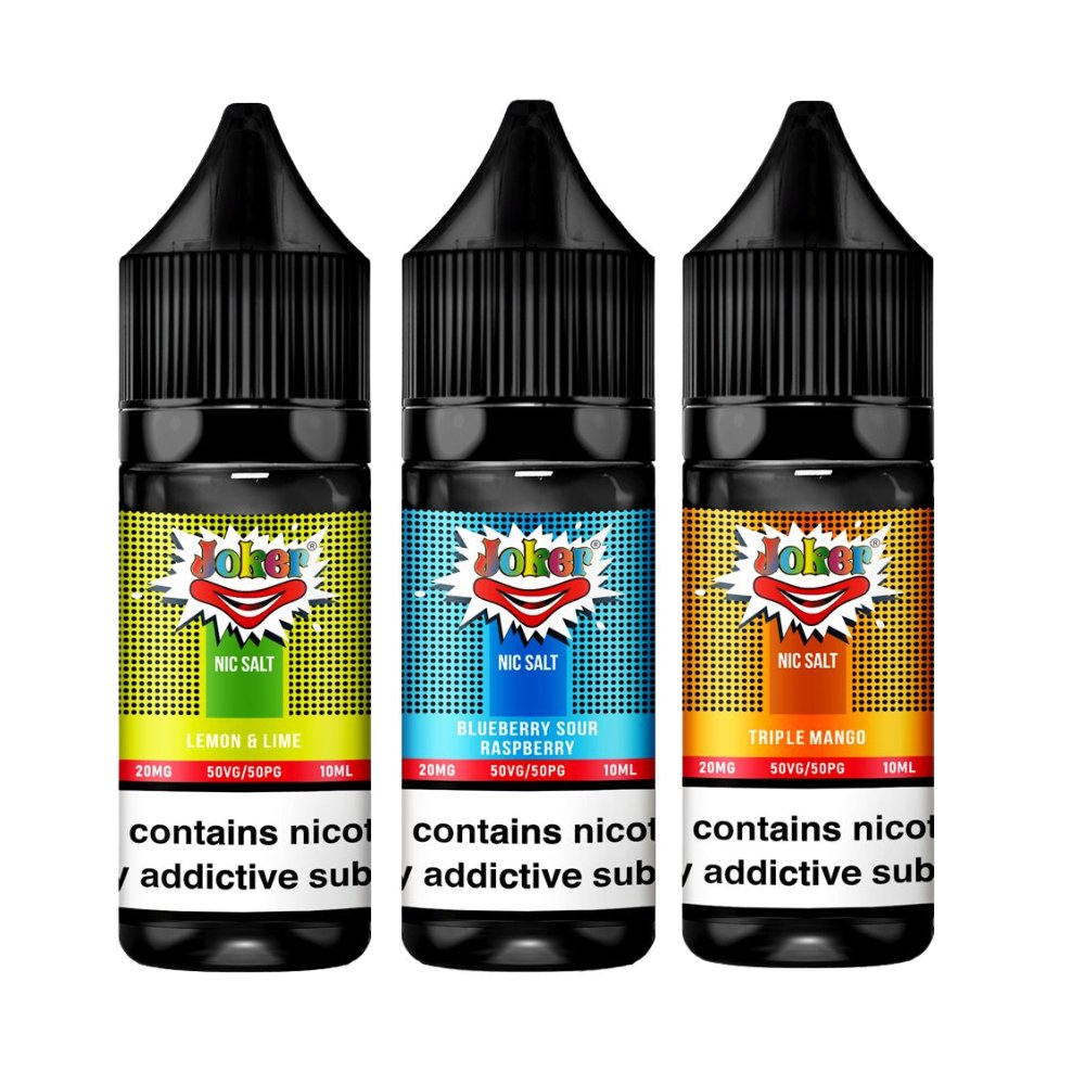 Joker Nic Salt 10ml E-liquids - Box of 10 - Clouds Vapes