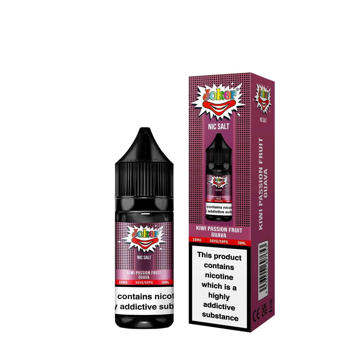 Joker Nic Salt 10ml E-liquids - Box of 10 - Clouds Vapes