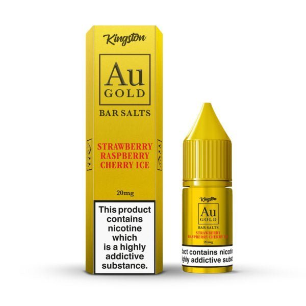 Kingston Au Gold Bar Salts 10ml E-liquids - Box of 10 - Clouds Vapes