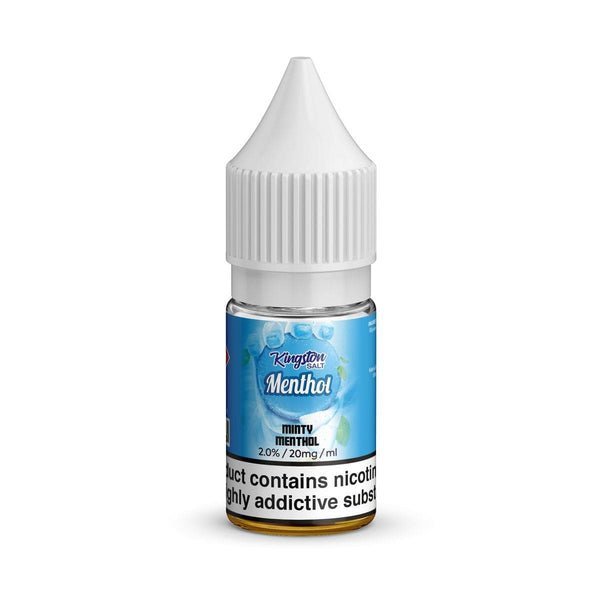 Kingston Menthol Salts Nic Salt-10ML E-liquid-Box of 10 - Clouds Vapes