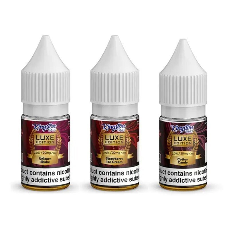 Kingston Salt Luxe Edition E-Liquids Nic Salt-10ml- Box of 10 - Clouds Vapes