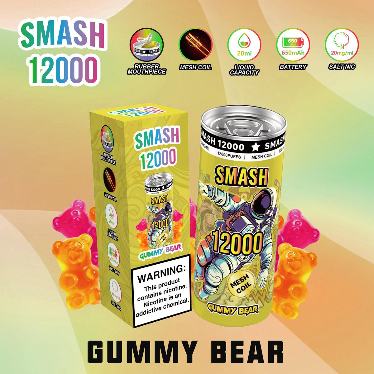 OG SUPER SMASH 12000 PUFFS DISPOSABLE 20MG - Clouds Vapes