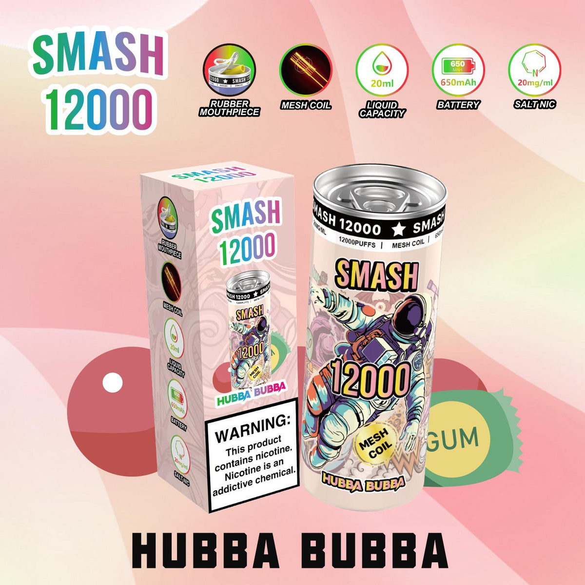 OG SUPER SMASH 12000 PUFFS DISPOSABLE 20MG - Clouds Vapes