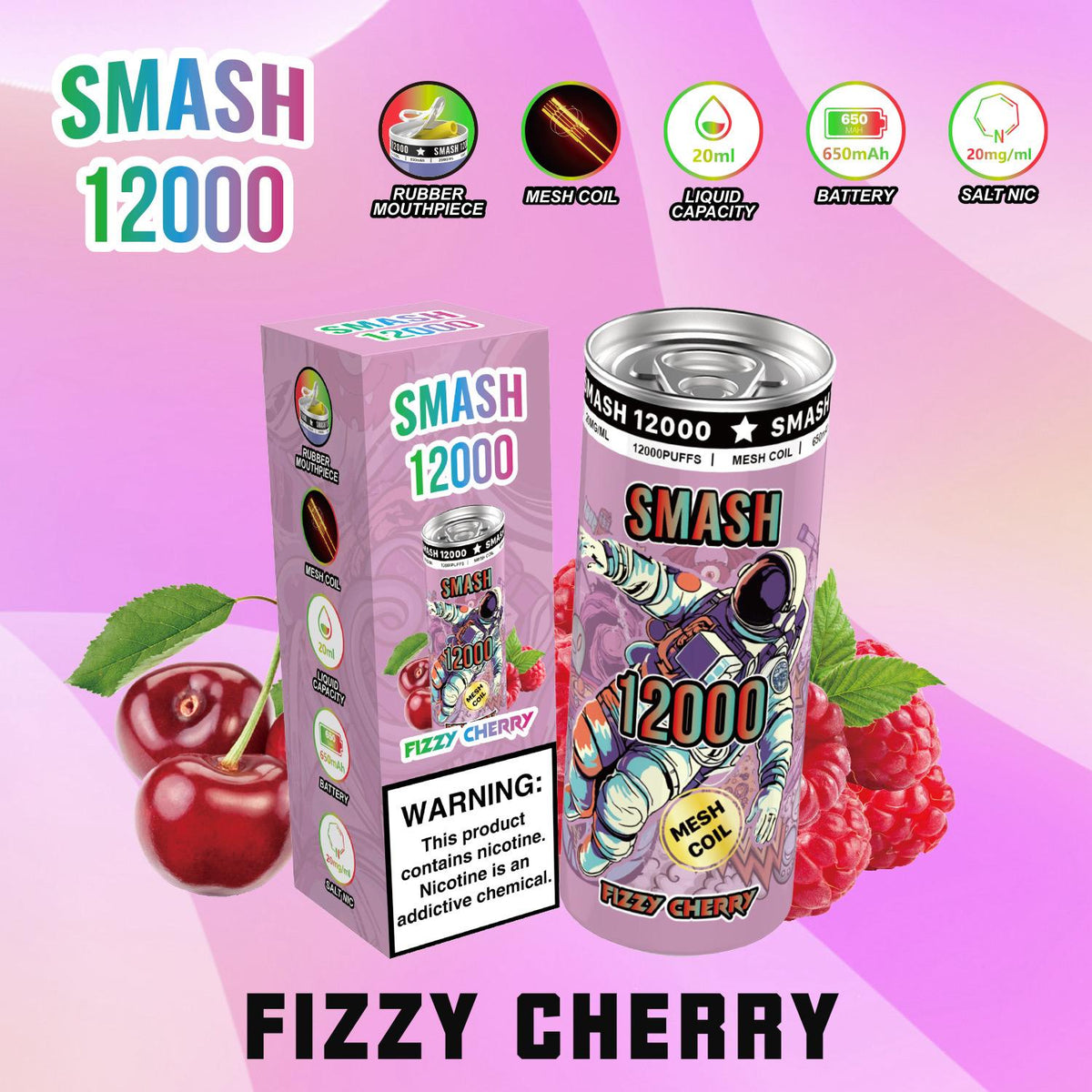 OG SUPER SMASH 12000 PUFFS DISPOSABLE 20MG - Pack of 10 - Clouds Vapes