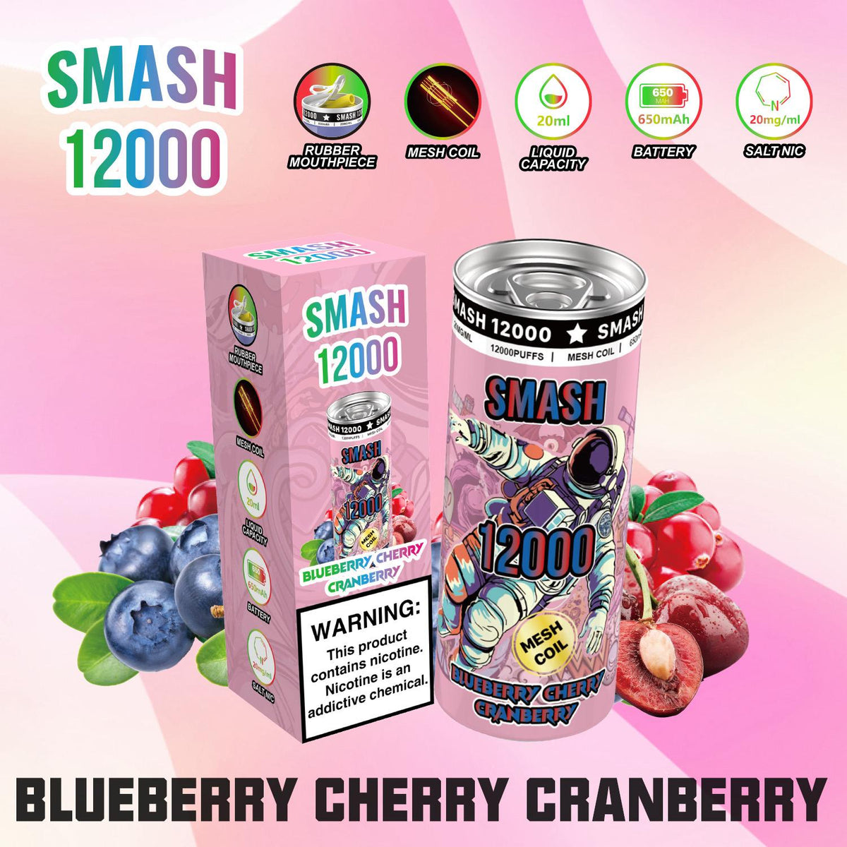 OG SUPER SMASH 12000 PUFFS DISPOSABLE 20MG - Pack of 10 - Clouds Vapes