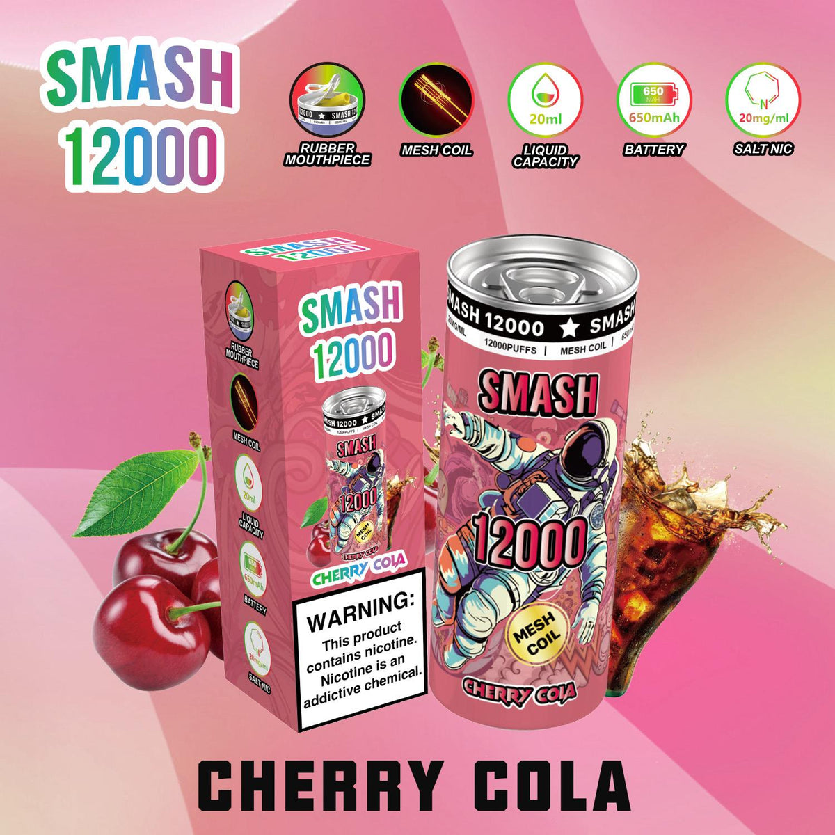 OG SUPER SMASH 12000 PUFFS DISPOSABLE 20MG - Pack of 10 - Clouds Vapes