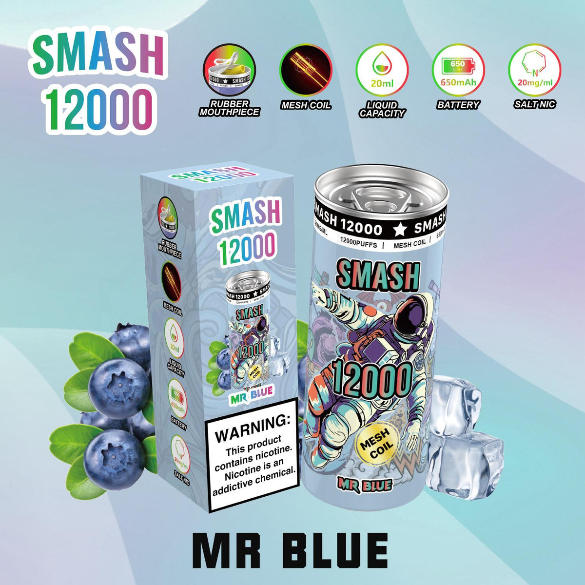 OG SUPER SMASH 12000 PUFFS DISPOSABLE 20MG - Pack of 10 - Clouds Vapes