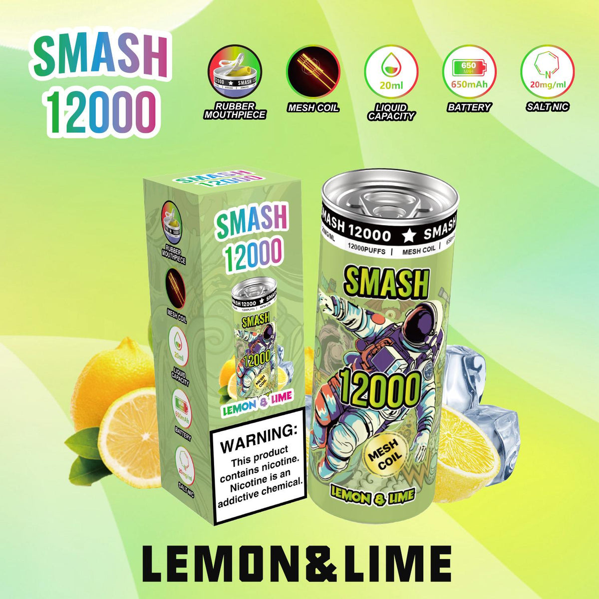 OG SUPER SMASH 12000 PUFFS DISPOSABLE 20MG - Pack of 10 - Clouds Vapes