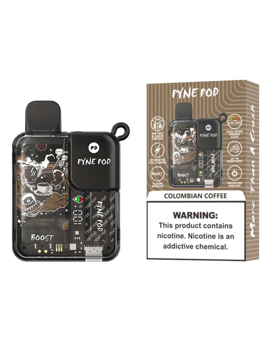 Pyne Pod Boost 8500 Disposable Vape Pod (BOX OF 5) - Clouds Vapes