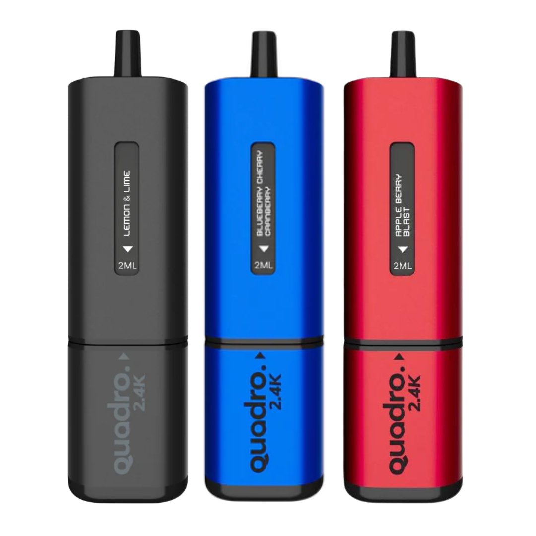 Quadro 2400 Puffs 4 in 1 Disposable Vape Device - Clouds Vapes