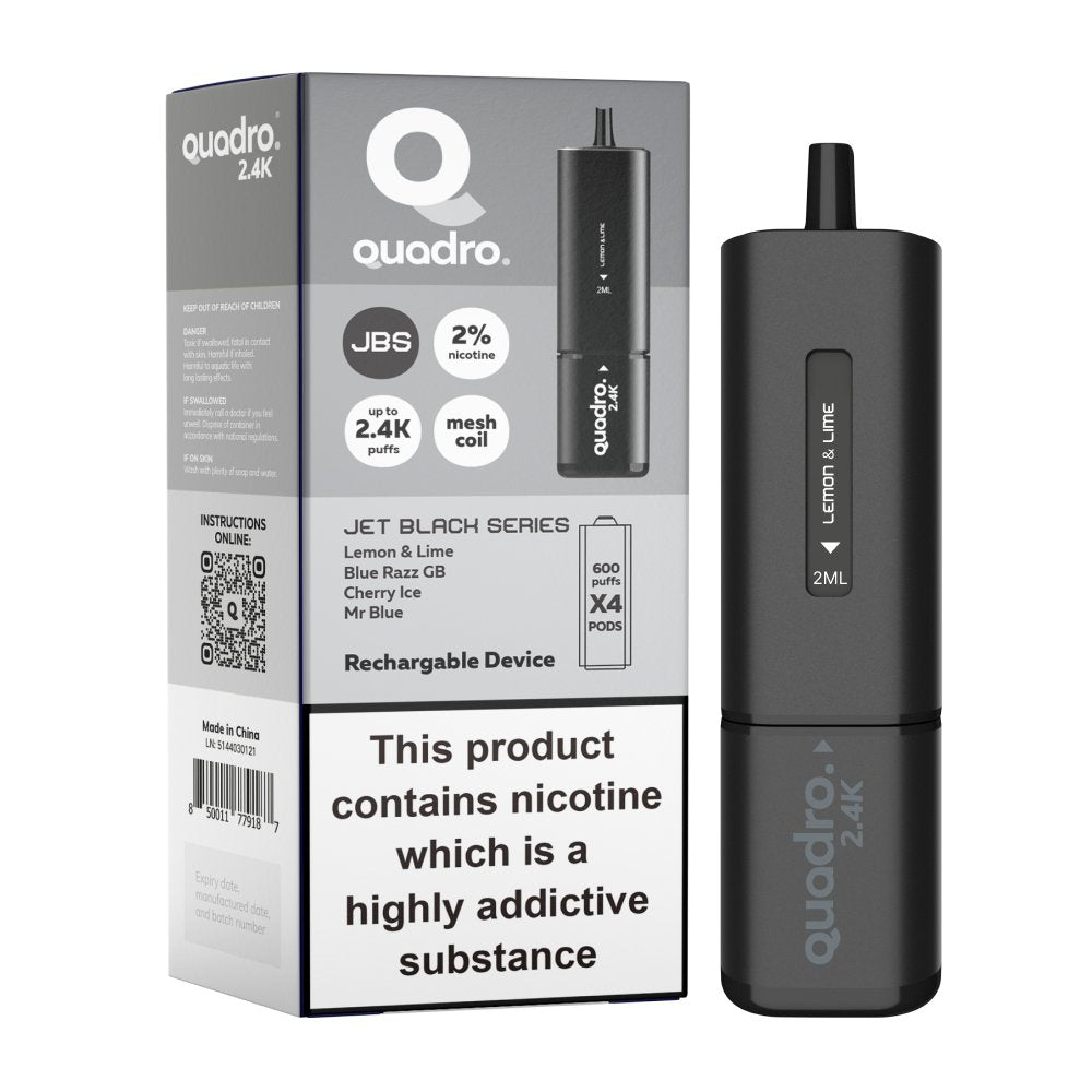 Quadro 2400 Puffs 4 in 1 Disposable Vape Device - Clouds Vapes