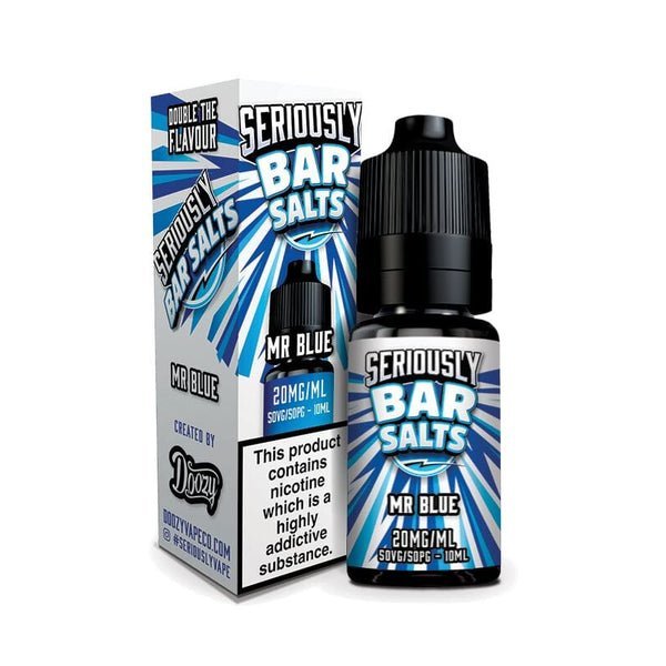 Seriously Bar Salt E-liquids Nic Salts-10ml- Box of 10 - Clouds Vapes