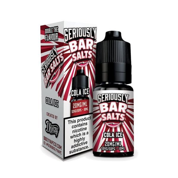 Seriously Bar Salt E-liquids Nic Salts-10ml- Box of 10 - Clouds Vapes