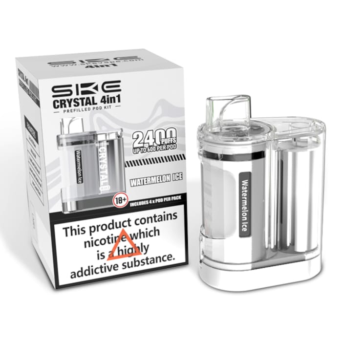 Ske Crystal 2400 Puffs 4 in 1 Disposable Vape Device - Clouds Vapes