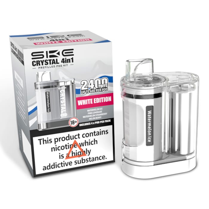 Ske Crystal 2400 Puffs 4 in 1 Disposable Vape Device - Clouds Vapes