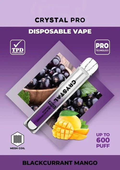 The Crystal Pro 600 Puffs Disposable Vape Pod - Clouds Vapes