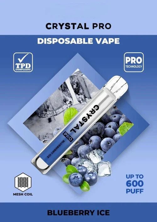 The Crystal Pro 600 Puffs Disposable Vape Pod - Clouds Vapes