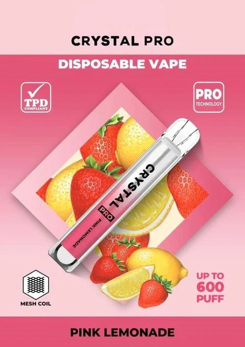 The Crystal Pro 600 Puffs Disposable Vape Pod - Clouds Vapes