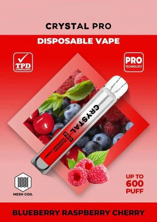 The Crystal Pro 600 Puffs Disposable Vape Pod - Clouds Vapes