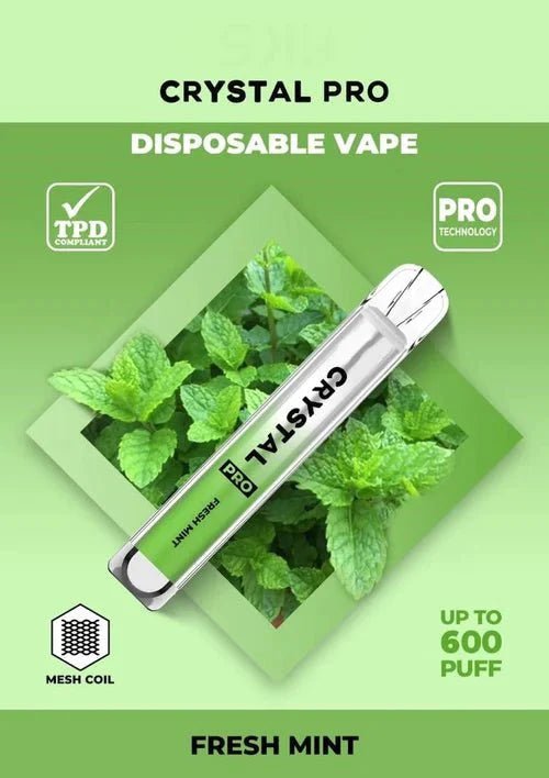 The Crystal Pro 600 Puffs Disposable Vape Pod - Clouds Vapes