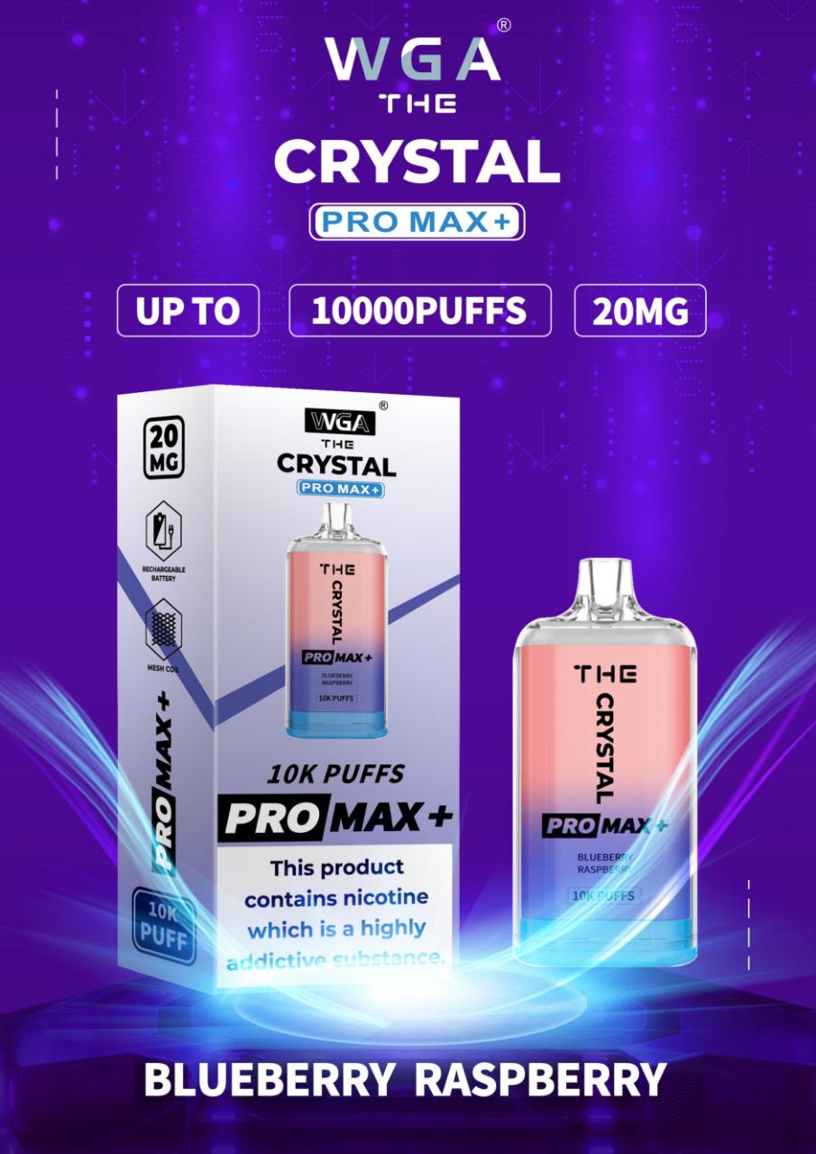 The Crystal Pro Max 10000 Puffs Disposable Vape Pod Device Box of 10 - Clouds Vapes