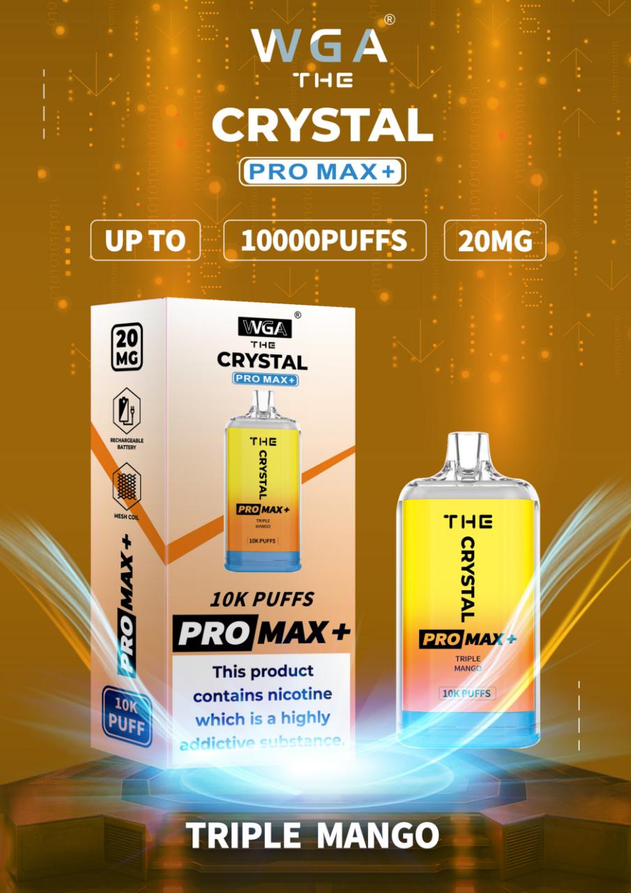 The Crystal Pro Max 10000 Puffs Disposable Vape Puff Device - Clouds Vapes