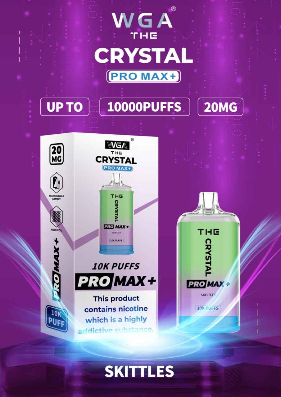 The Crystal Pro Max 10000 Puffs Disposable Vape Puff Device - Clouds Vapes