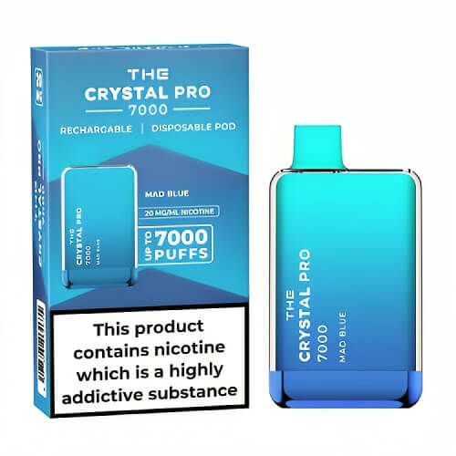 The Crystal Pro Max 7000 Puffs Disposable Vape Pod Box of 10 - Clouds Vapes