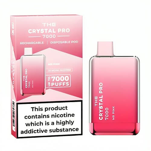 The Crystal Pro Max 7000 Puffs Disposable Vape Pod Box of 10 - Clouds Vapes