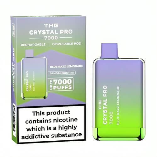 The Crystal Pro Max 7000 Puffs Disposable Vape Pod Box of 10 - Clouds Vapes