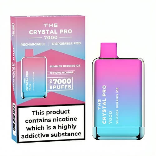 The Crystal Pro Max 7000 Puffs Disposable Vape Pod Box of 10 - Clouds Vapes