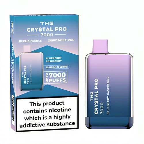 The Crystal Pro Max 7000 Puffs Disposable Vape Pod Box of 10 - Clouds Vapes