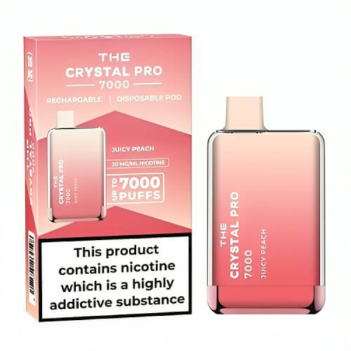 The Crystal Pro Max 7000 Puffs Disposable Vape Pod Box of 10 - Clouds Vapes