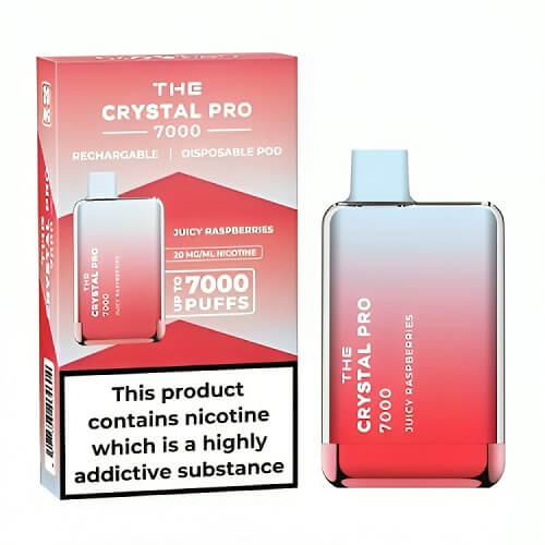 The Crystal Pro Max 7000 Puffs Disposable Vape Pod Box of 10 - Clouds Vapes