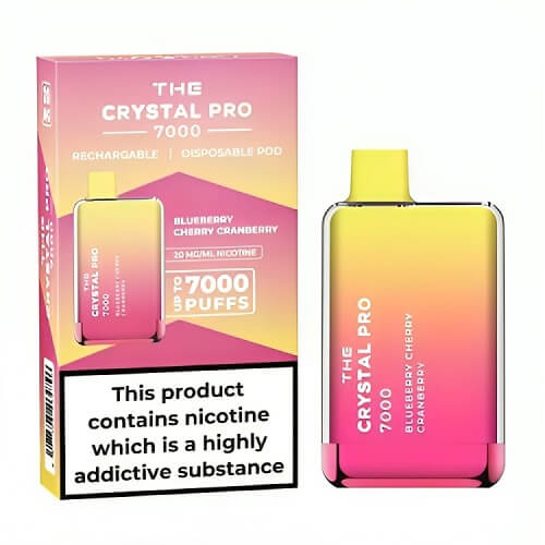 The Crystal Pro Max 7000 Puffs Disposable Vape Pod Box of 10 - Clouds Vapes