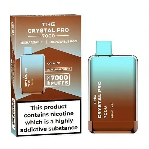 The Crystal Pro Max 7000 Puffs Disposable Vape Pod Box of 10 - Clouds Vapes