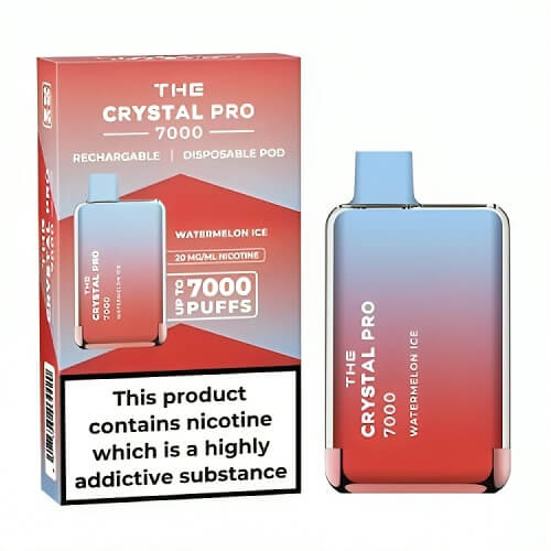 The Crystal Pro Max 7000 Puffs Disposable Vape Pod Box of 10 - Clouds Vapes