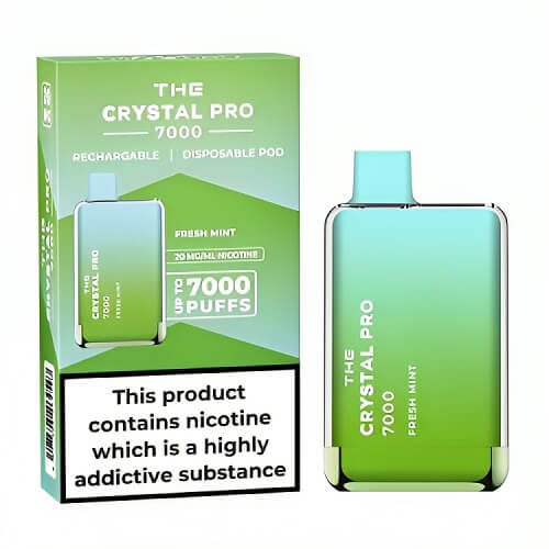 The Crystal Pro Max 7000 Puffs Disposable Vape Pod Box of 10 - Clouds Vapes