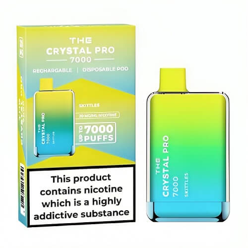 The Crystal Pro Max 7000 Puffs Disposable Vape Pod Box of 10 - Clouds Vapes