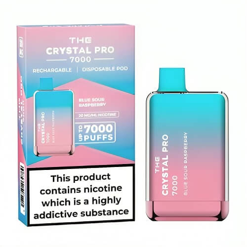 The Crystal Pro Max 7000 Puffs Disposable Vape Pod Box of 10 - Clouds Vapes