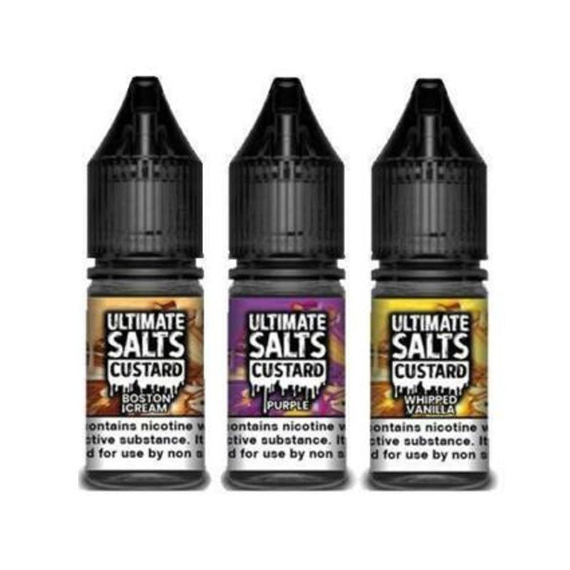 Ultimate Salts Custard 10ML Nic Salt - Clouds Vapes