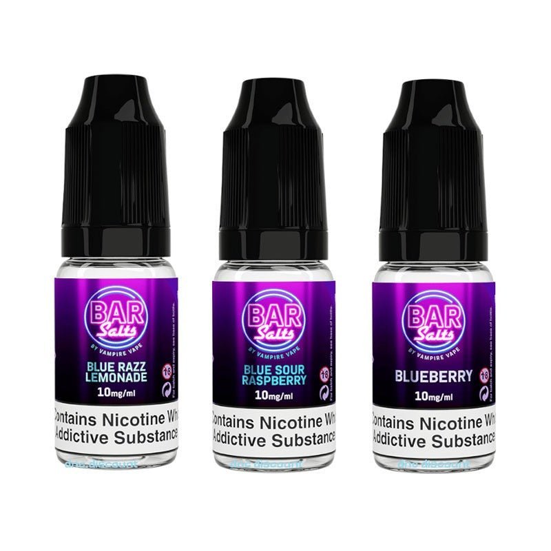 Vampire Vape Bar Salt E-liquid Nic Salts-10ml- Box of 10 - Clouds Vapes