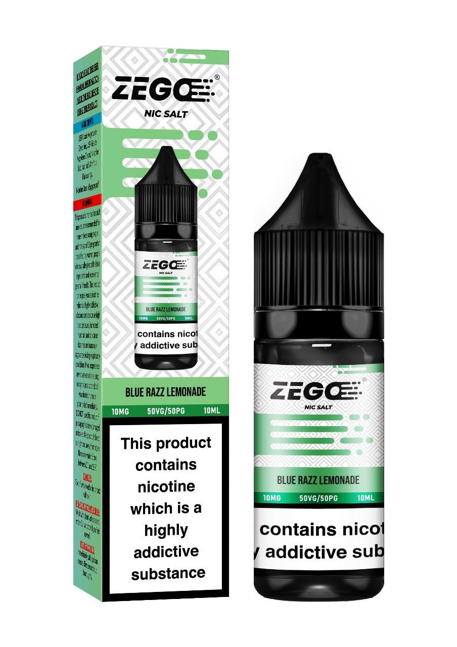 Zego Nic Salt 10ml E-Liquid - Box of 10 - Clouds Vapes