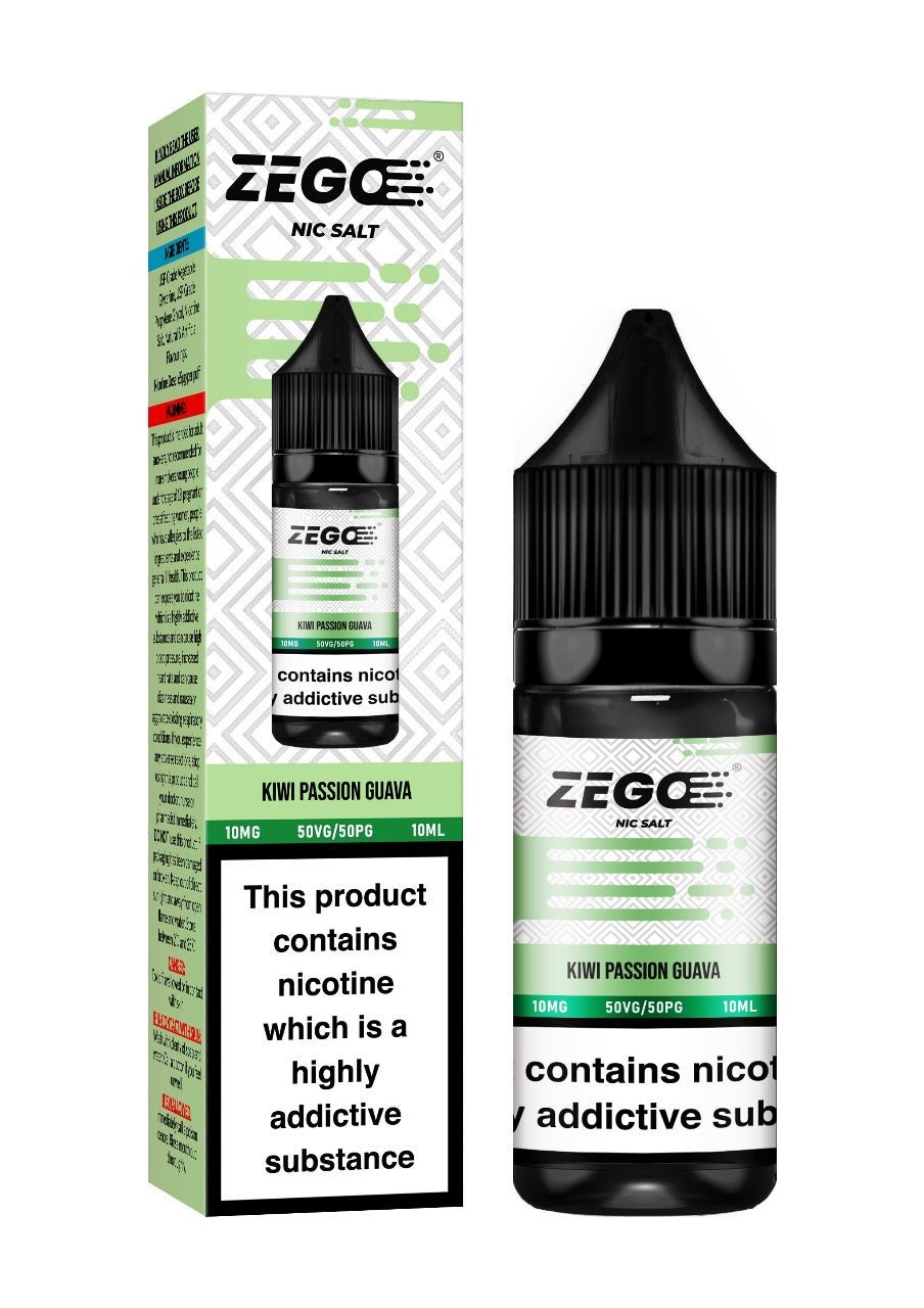 Zego Nic Salt 10ml E-Liquid - Box of 10 - Clouds Vapes