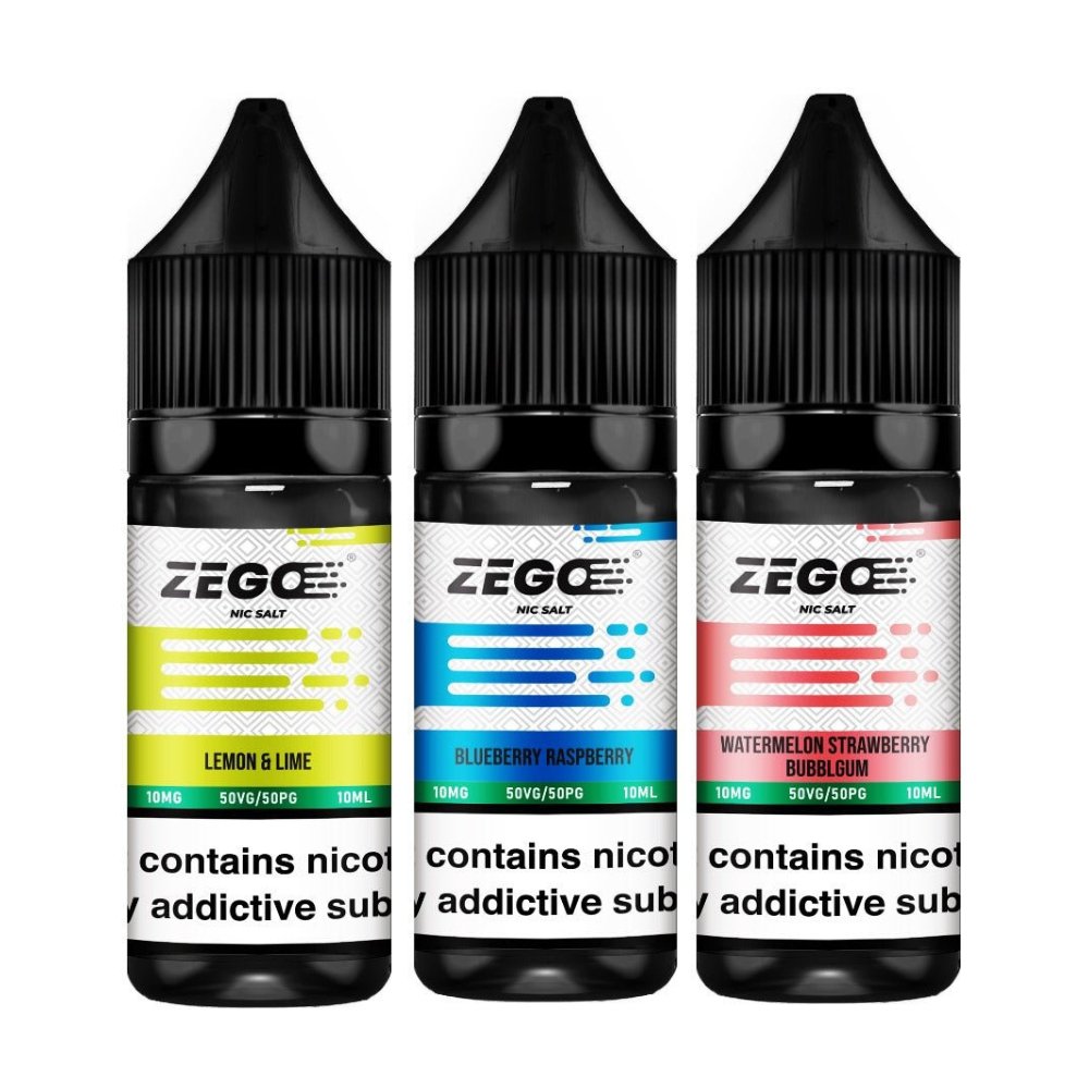 Zego Nic Salt 10ml E-Liquid - Box of 10 - Clouds Vapes