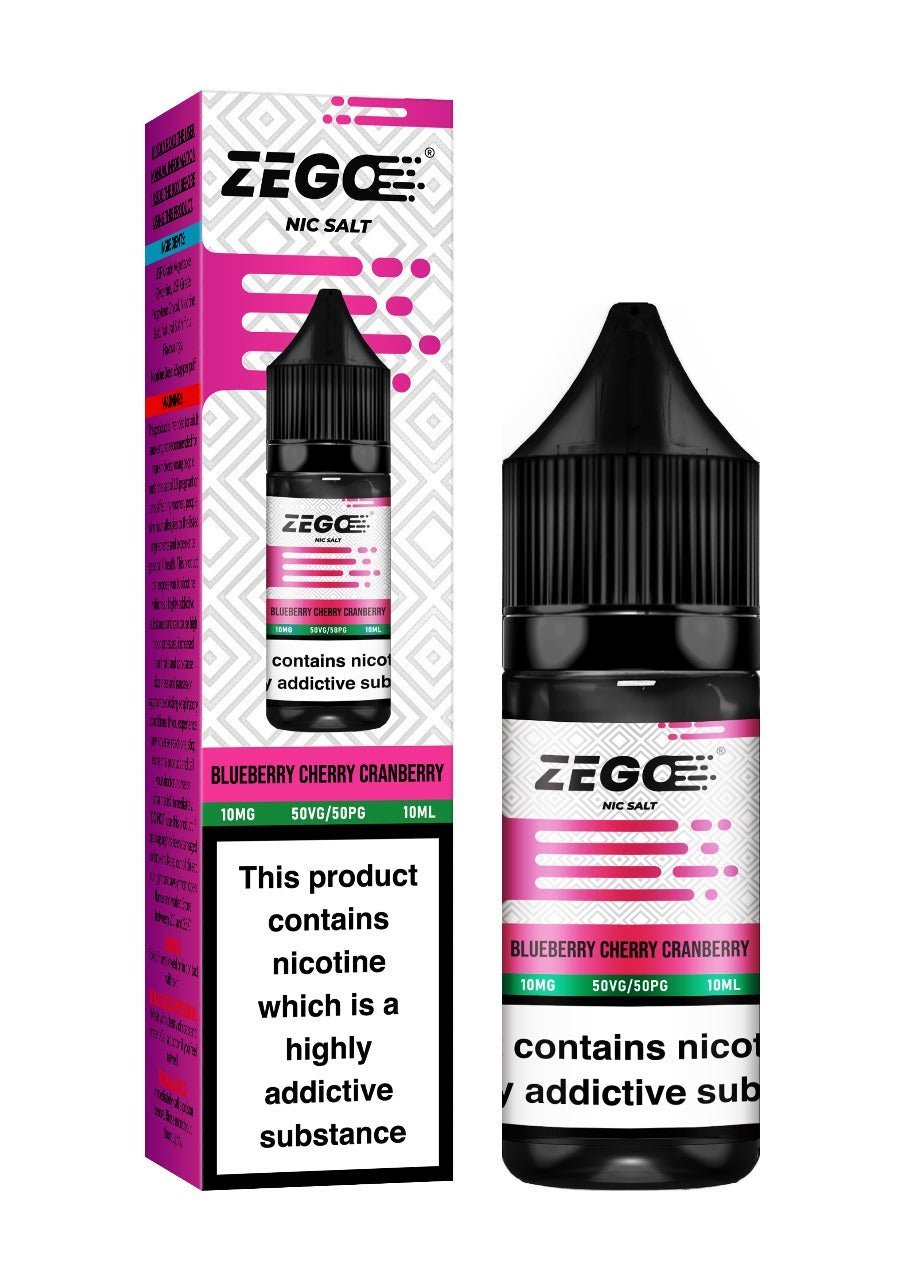 Zego Nic Salt 10ml E-Liquid - Box of 10 - Clouds Vapes